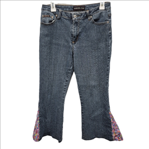 GASOLINE Y2K Retro Flare Reworked Ankle Jeans